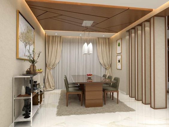 سقف کاذب PVC طرح چوبی