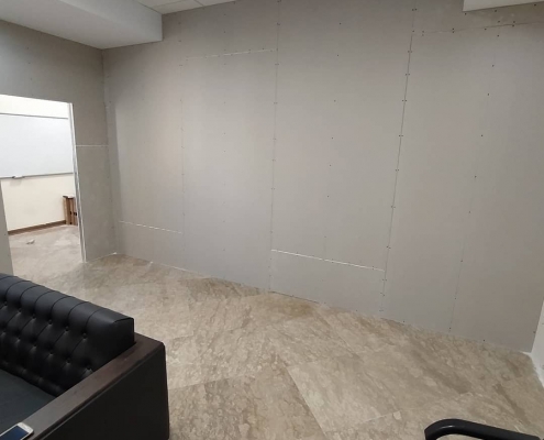 اجرای دیوار جداکننده کناف