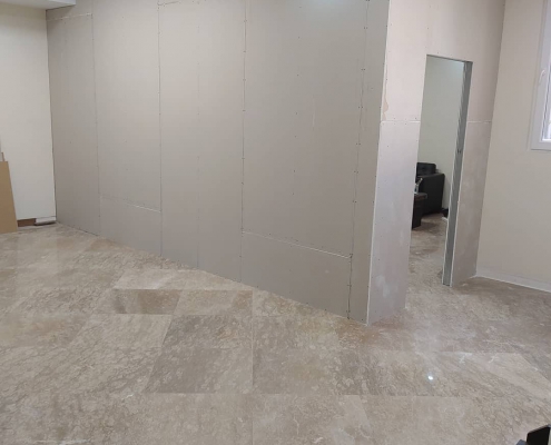 اجرای دیوار جداکننده کناف