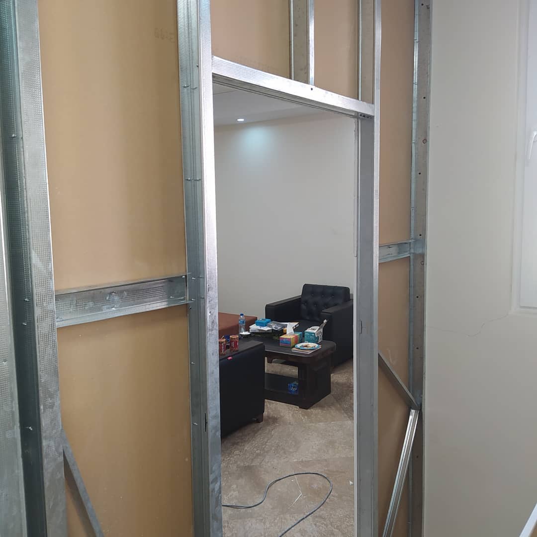 اجرای دیوار جداکننده کناف