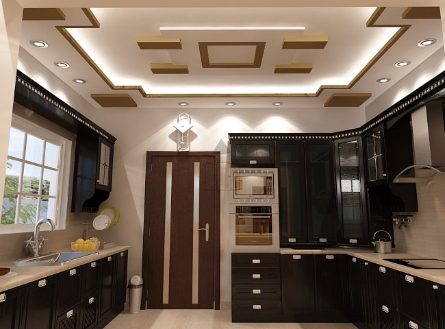مدل ساده سقف کاذب آشپزخانه